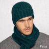 Noble Wilde Possum Merino Rib Beanie Paua