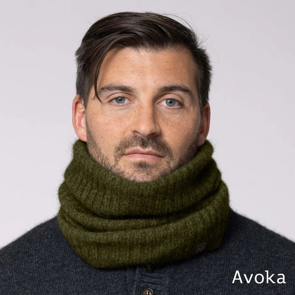 Noble Wilde Possum Merino Rib Neck Warmer Avoka