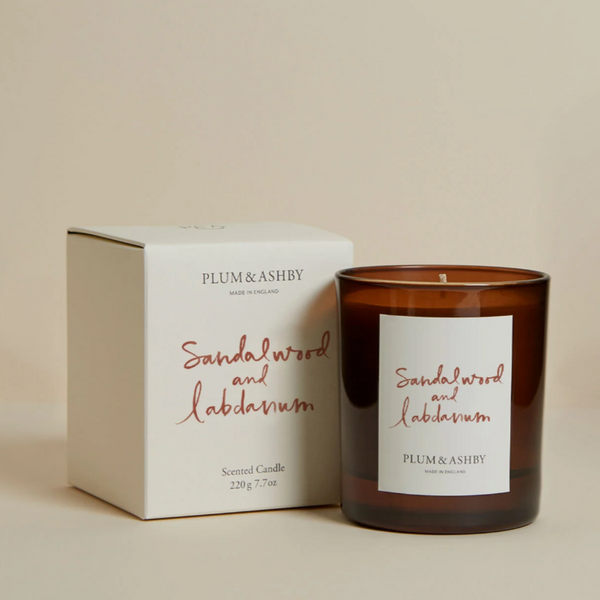 Plum & Ashby Sandalwood & Labdanum Candle