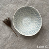 Wonki Ware Pudding Bowl - Duck Egg Lace