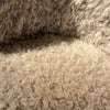 Statement Natural Cream Coloured Sheepskin Swivel Armchair