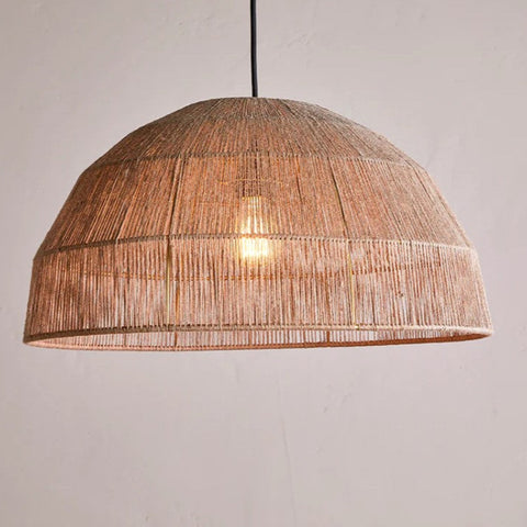 Dome Shaped Handwoven Jute Thread Lampshade