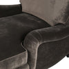 Dark Mink Velvet Chaise Longue