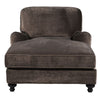 Dark Mink Velvet Chaise Longue