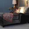 Dark Mink Velvet Chaise Longue