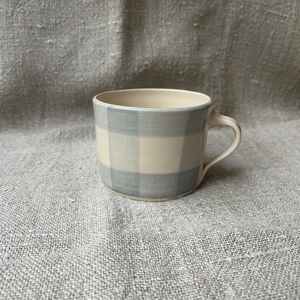 Wonki Ware Mug - Squat - Gingham