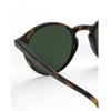 Izipizi Sunglasses - Style D - Tortoise with Green Lenses