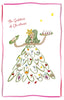 The Goddess of Christmas - Linen Teatowel