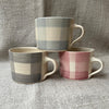 Wonki Ware Mug - Squat - Gingham