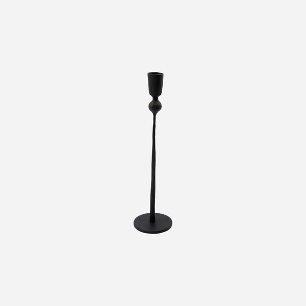 Handmade Black Iron Candlestick - Four Sizes