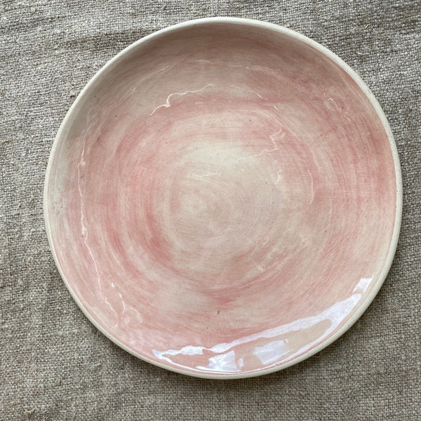 Wonki Ware Dinner Plate Pink Beach Sand Wash