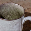 Rustic Reactive Crackle Glaze Mug - Moss Green - Large