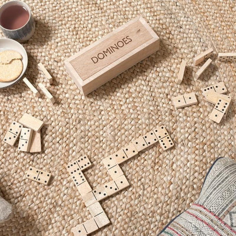 Wooden Dominoes Set - Greige - Home & Garden - Chiswick, London W4 